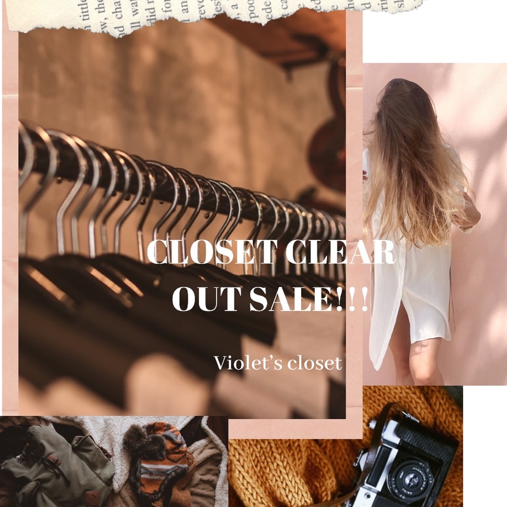 CLOSET CLEAR OUT SALE